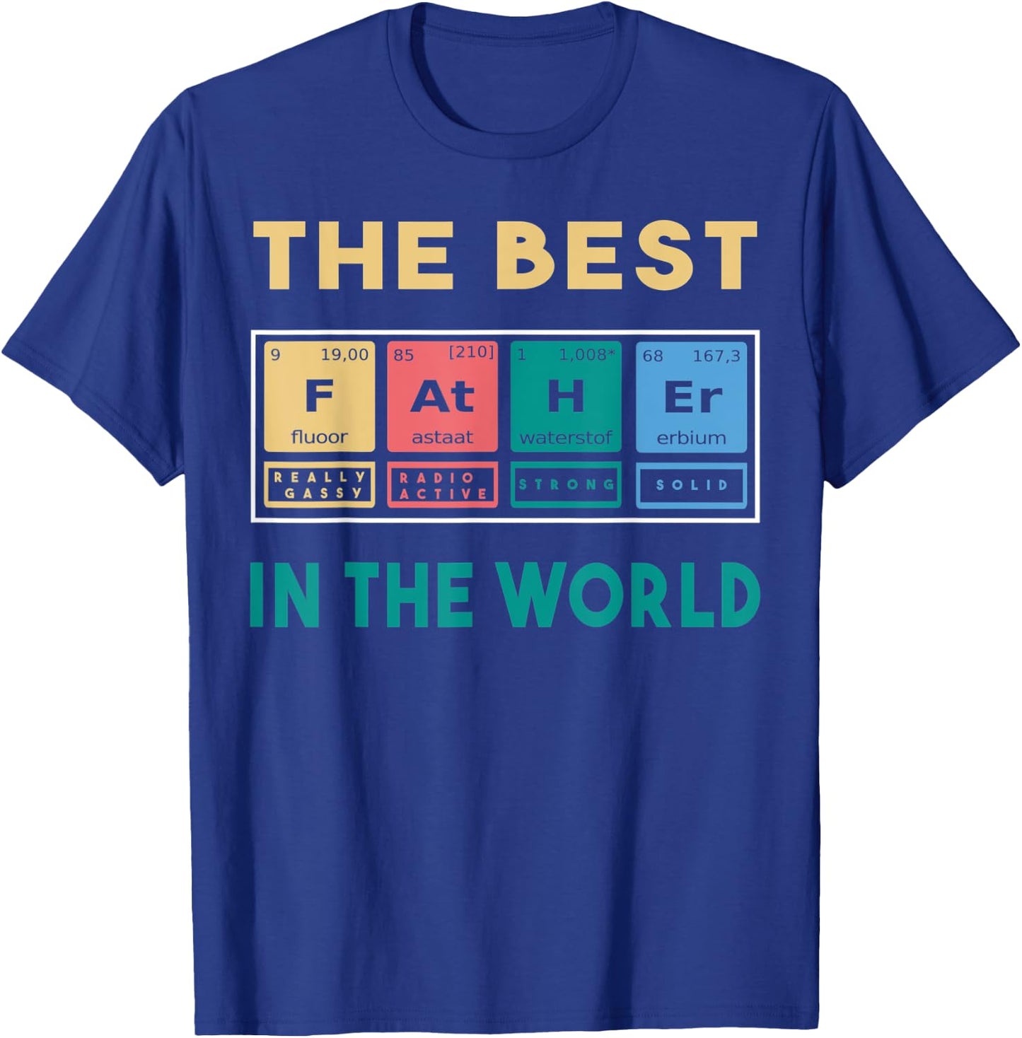 The best father in the world T-Shirt - T-Shirt | Royal