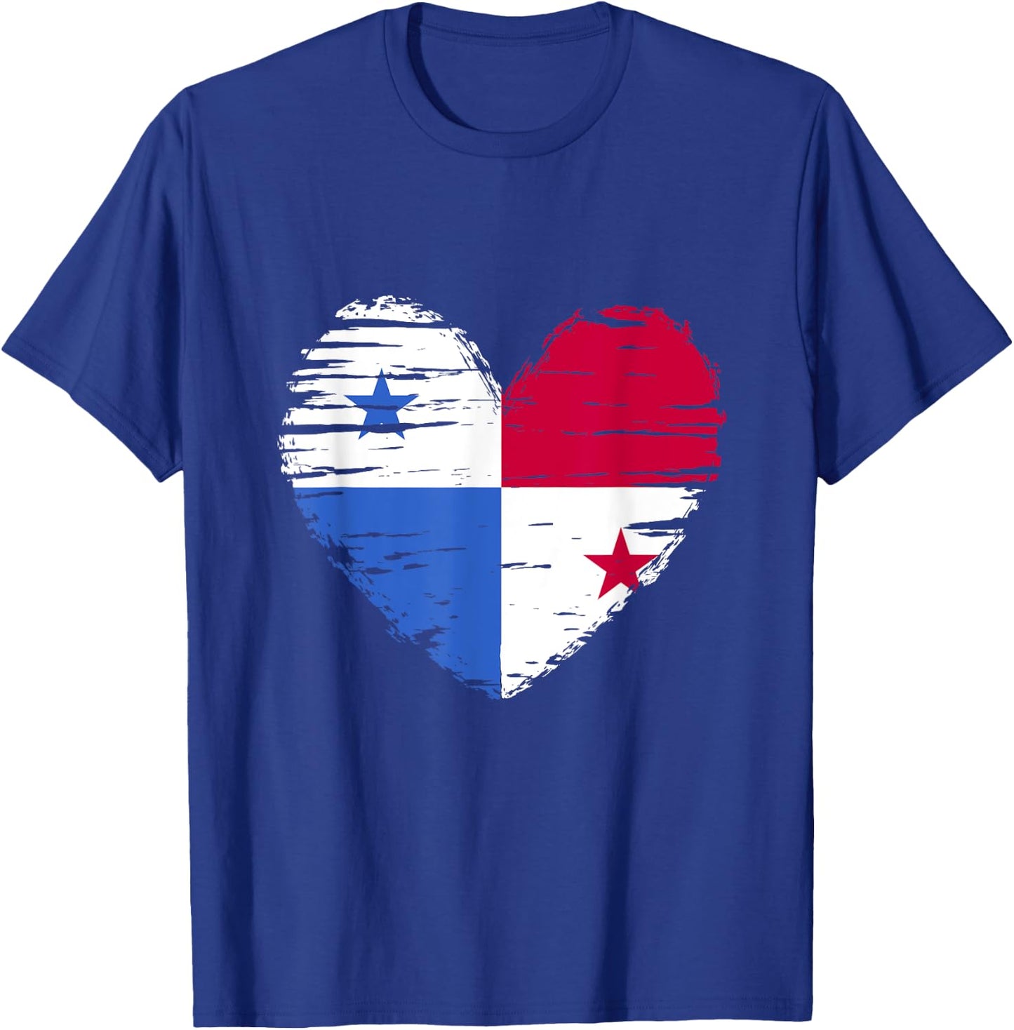 Panama Heart Panamanian Flag Panamanian Pride T-Shirt - T-Shirt | Royal