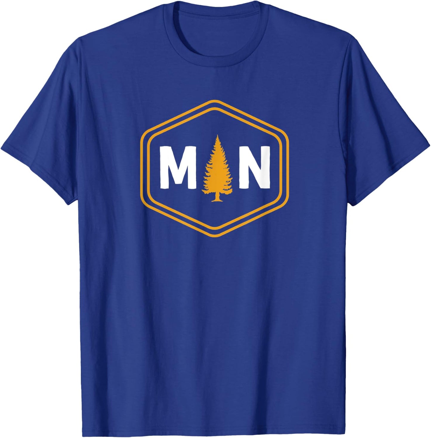 Minnesota MN Badge - Up North Minnesotan T-Shirt - T-Shirt | Royal