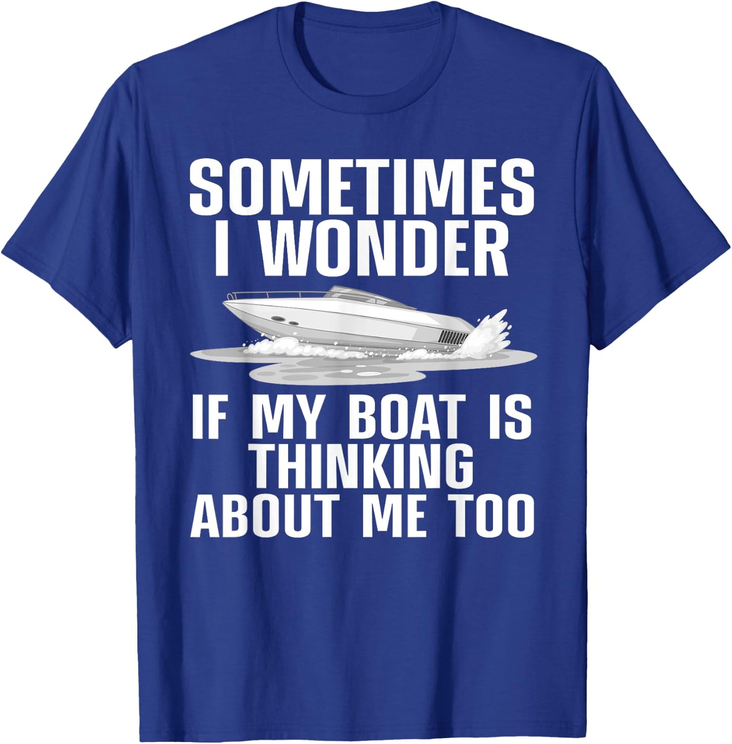 Cute Boating Art Women Boat Captain Sailboat Owners T-Shirt - T-Shirt | Royal