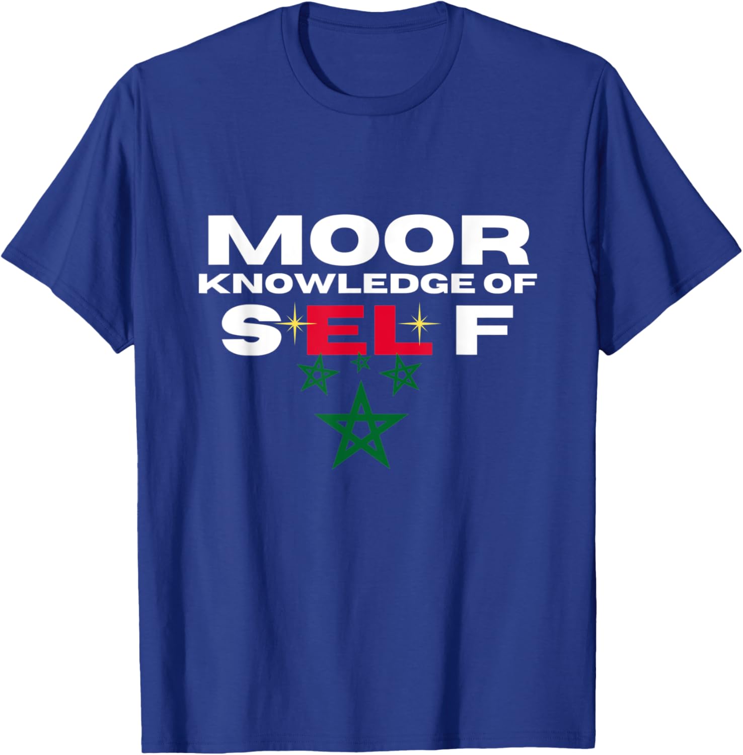 Moor Knowledge Of Self - Higher Self God Within Moorish T-Shirt - T-Shirt | Royal