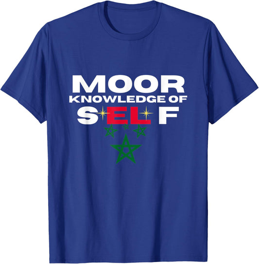 Moor Knowledge Of Self - Higher Self God Within Moorish T-Shirt - T-Shirt | Royal