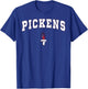 Pickens High School Blue Flames C2 T-Shirt - T-Shirt | Royal