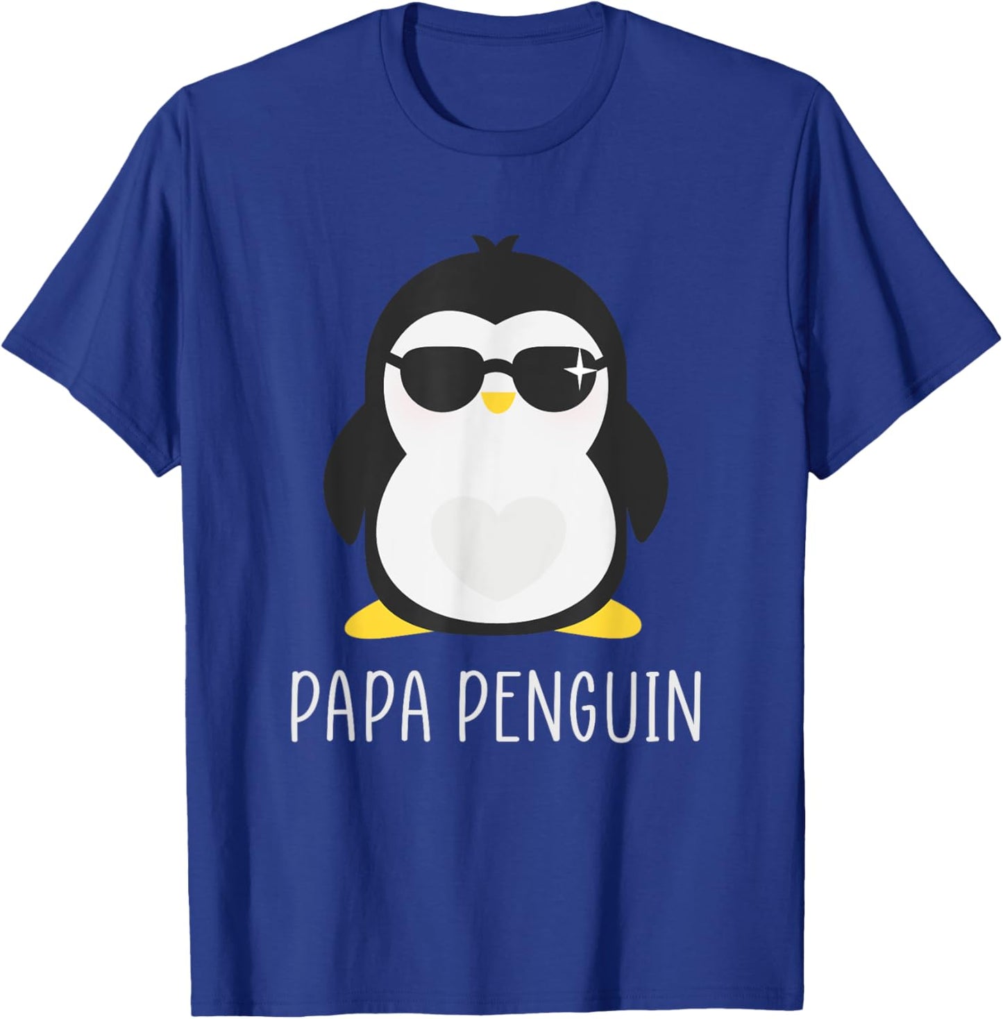Penguin Papa - Father's Funny & Cute Dad Gift T-Shirt - T-Shirt | Royal