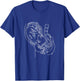 Pregnancy Anatomy Doula Midwife Mom Obstetrician OB GYN T-Shirt - T-Shirt | Royal