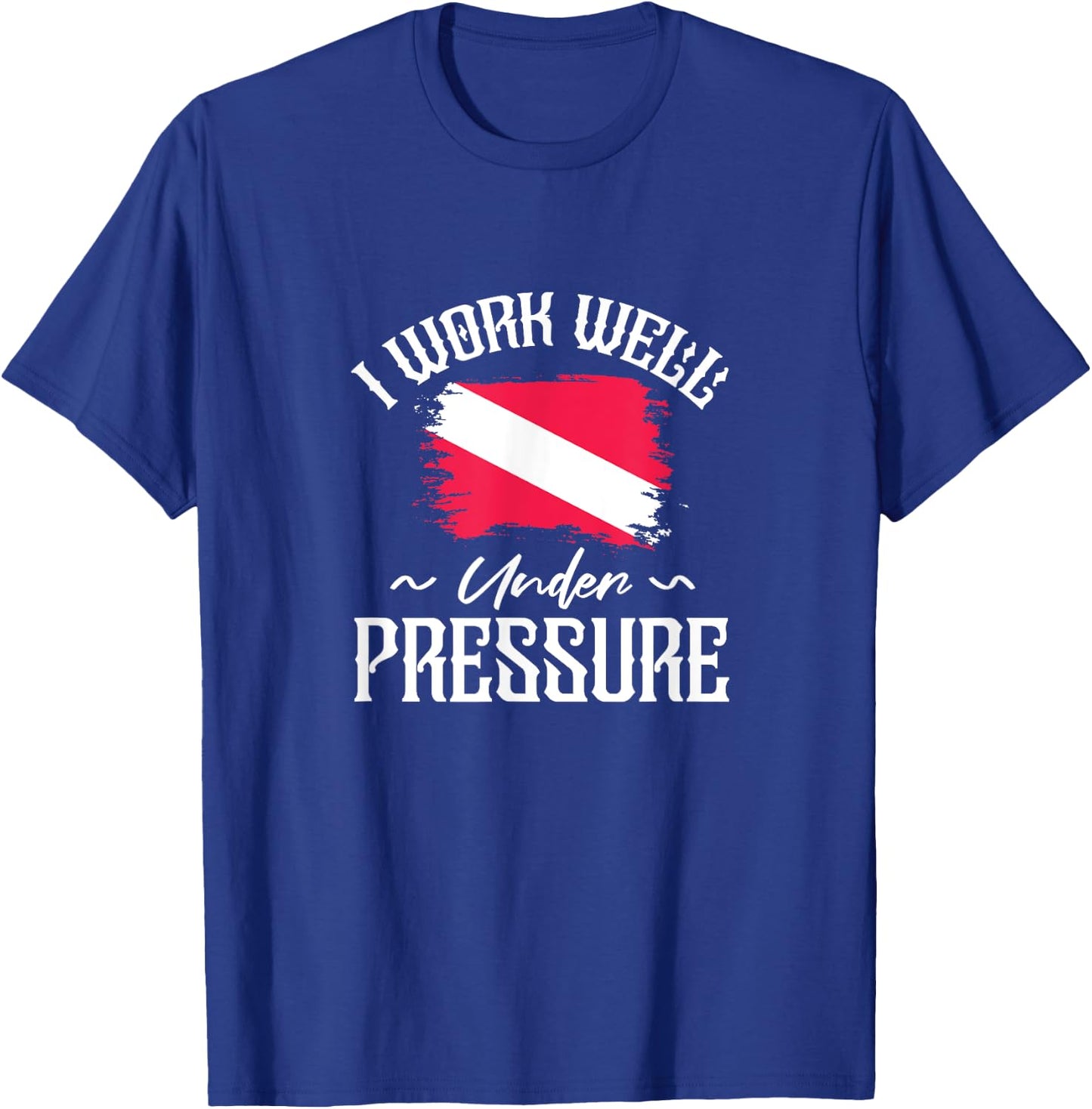 Scuba Diving Scuba Diver Dive Flag T-Shirt - T-Shirt | Royal