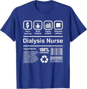 Dialysis Nurse Gifts Funny T-Shirt - T-Shirt | Royal