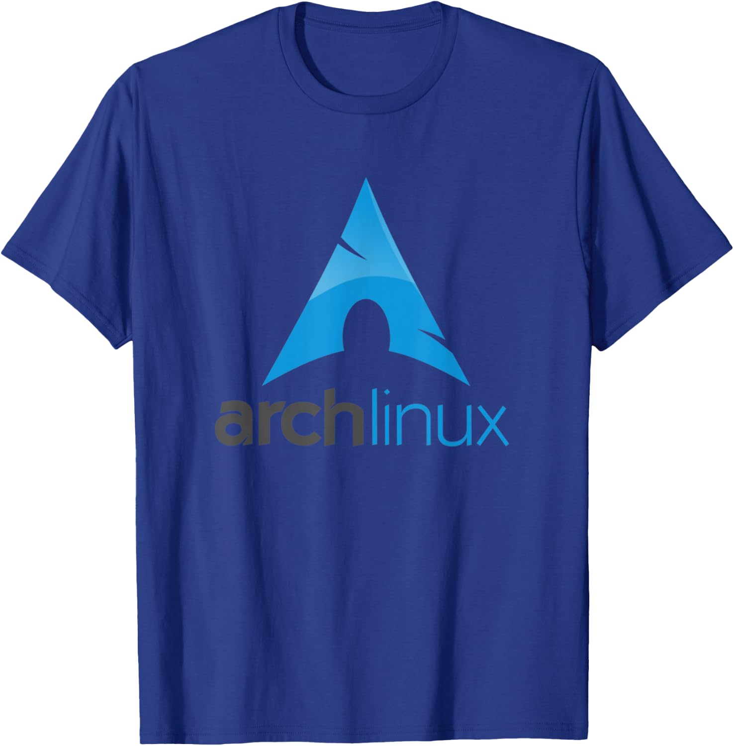 Arch Linux lover tagline and Logo Open Source Os T-Shirt - T-Shirt | Royal