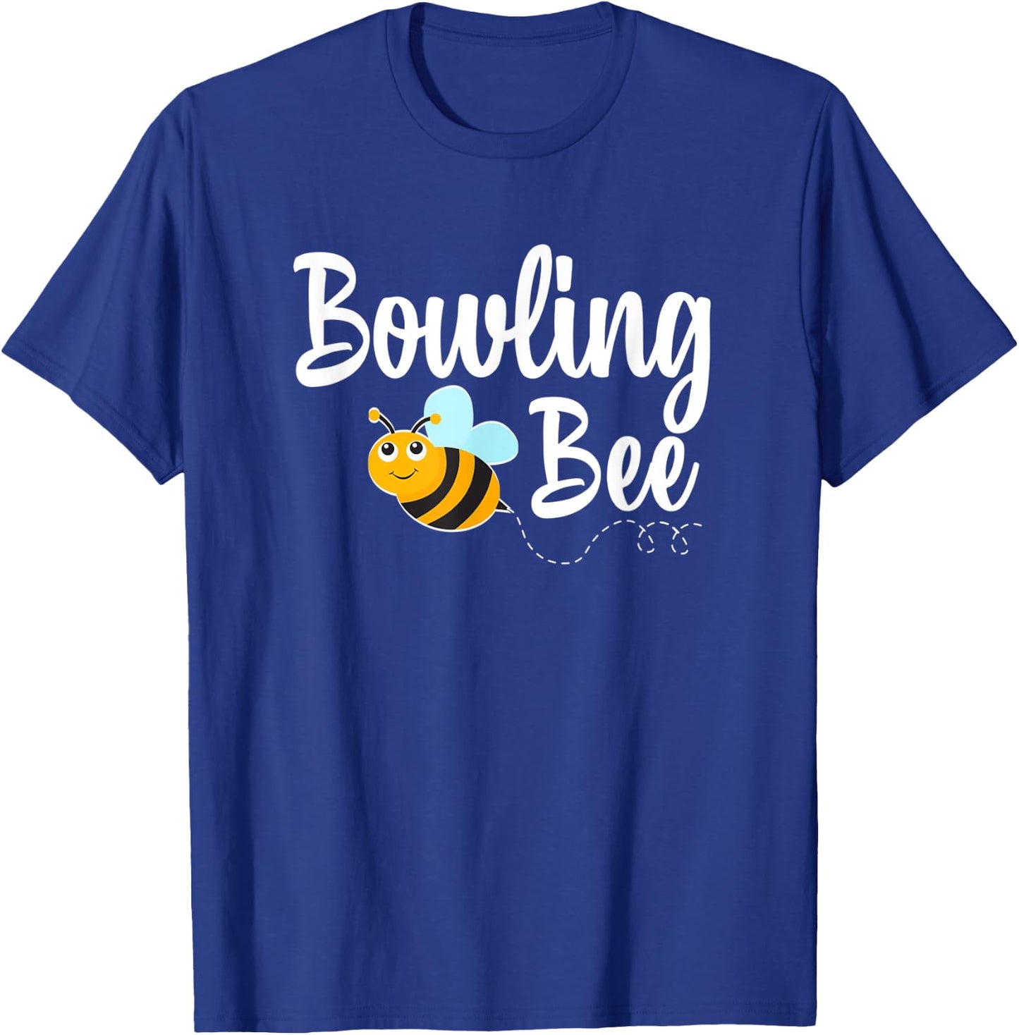 Bowling Bee Bowling Player Funny Bumblebee T-Shirt - T-Shirt | Royal