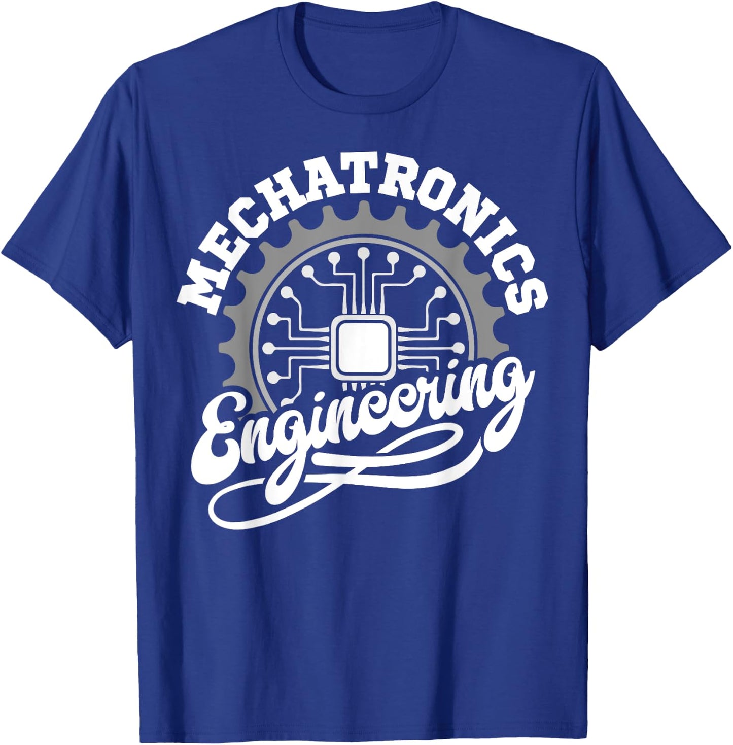 Mechatronics Engineer Electromechanical Mechanic Engineering T-Shirt - T-Shirt | Royal