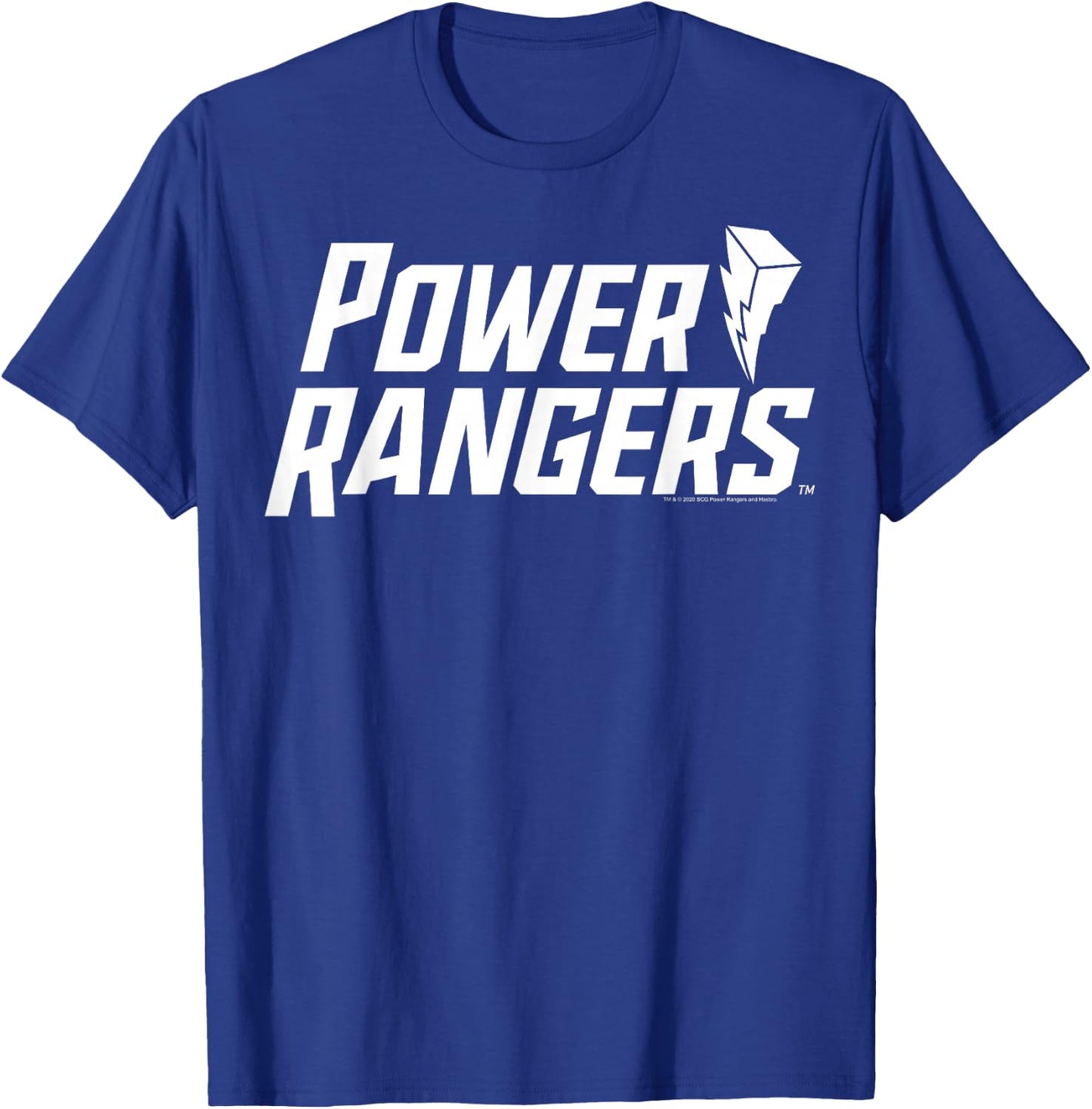 Power Rangers Simple Logo T-Shirt - T-Shirt | Royal