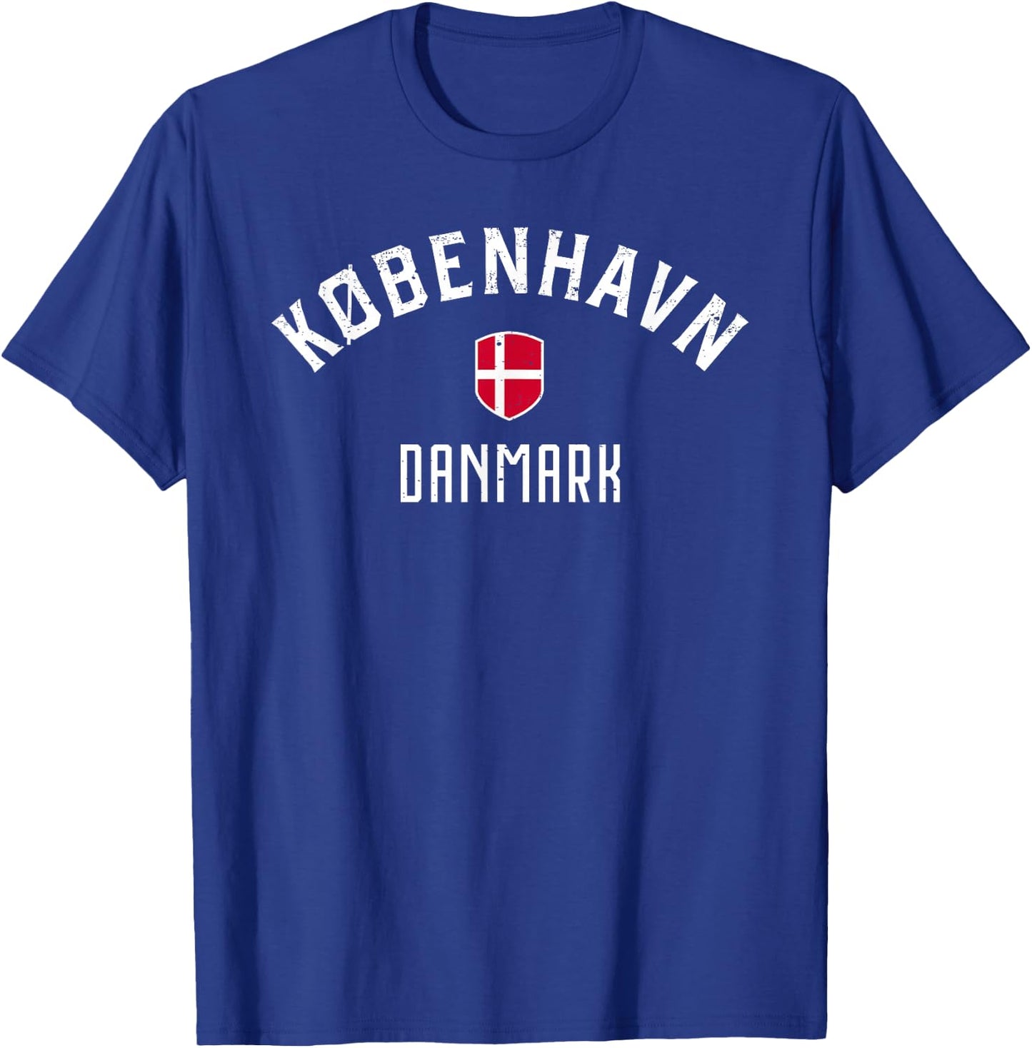 Copenhagen Denmark T Shirt Danish Flag Kobenhavn Danmark T-Shirt - T-Shirt | Royal