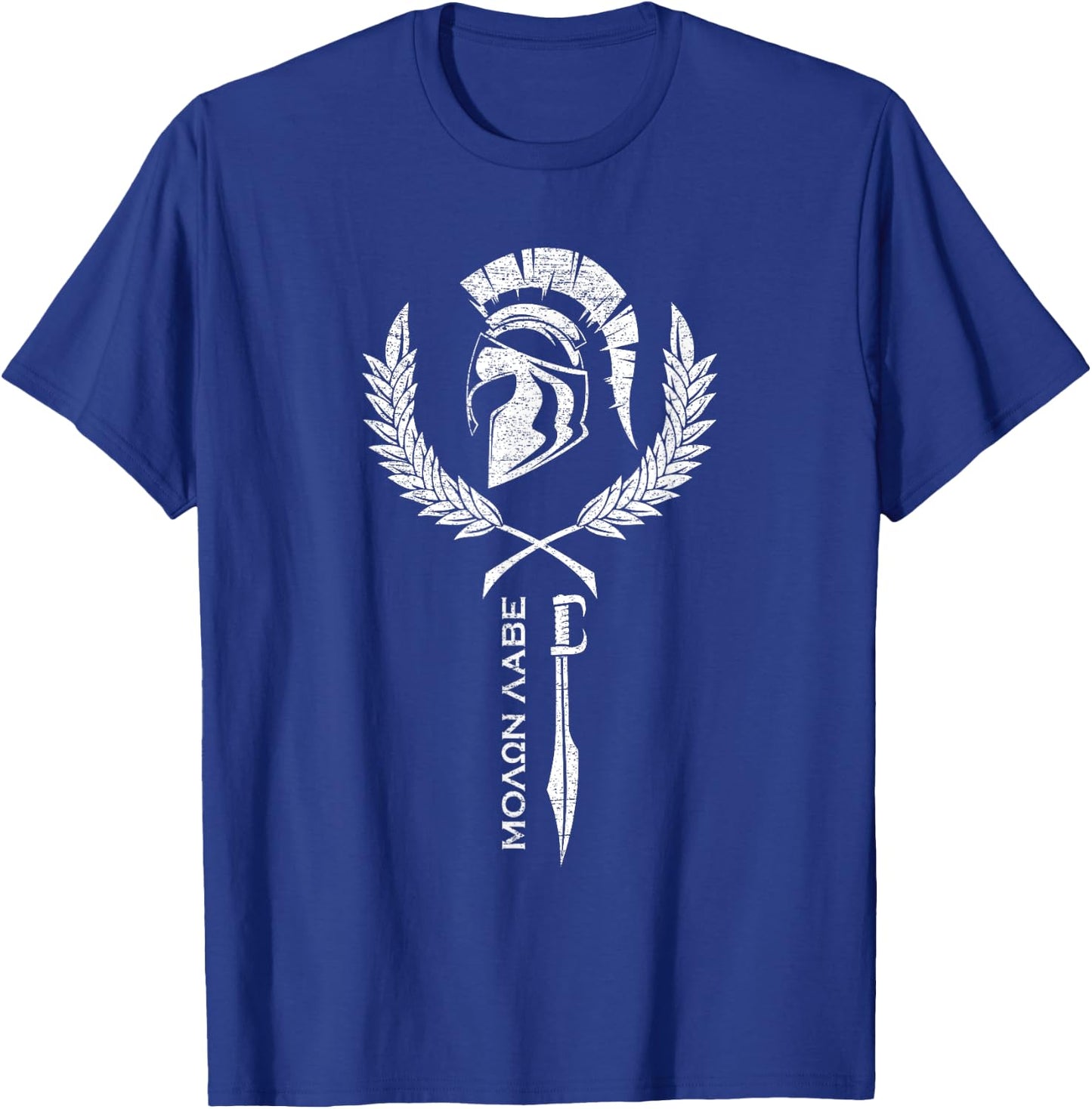 Sparta Warrior Fitness - Molon Labe T-Shirt - T-Shirt | Royal