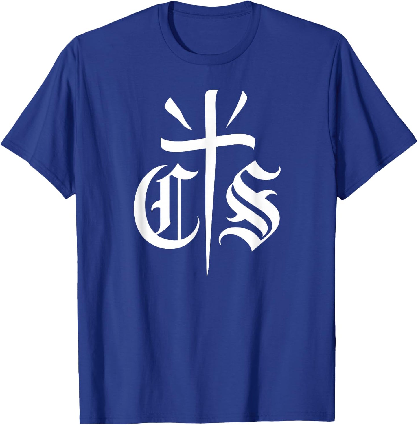 Con Safos CS Cholo Chicano Cross Pachuco T-Shirt - T-Shirt | Royal
