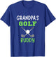 Kids Golf Player Grandfather Golfing Grandpa's Golf Buddy T-Shirt - T-Shirt | Royal