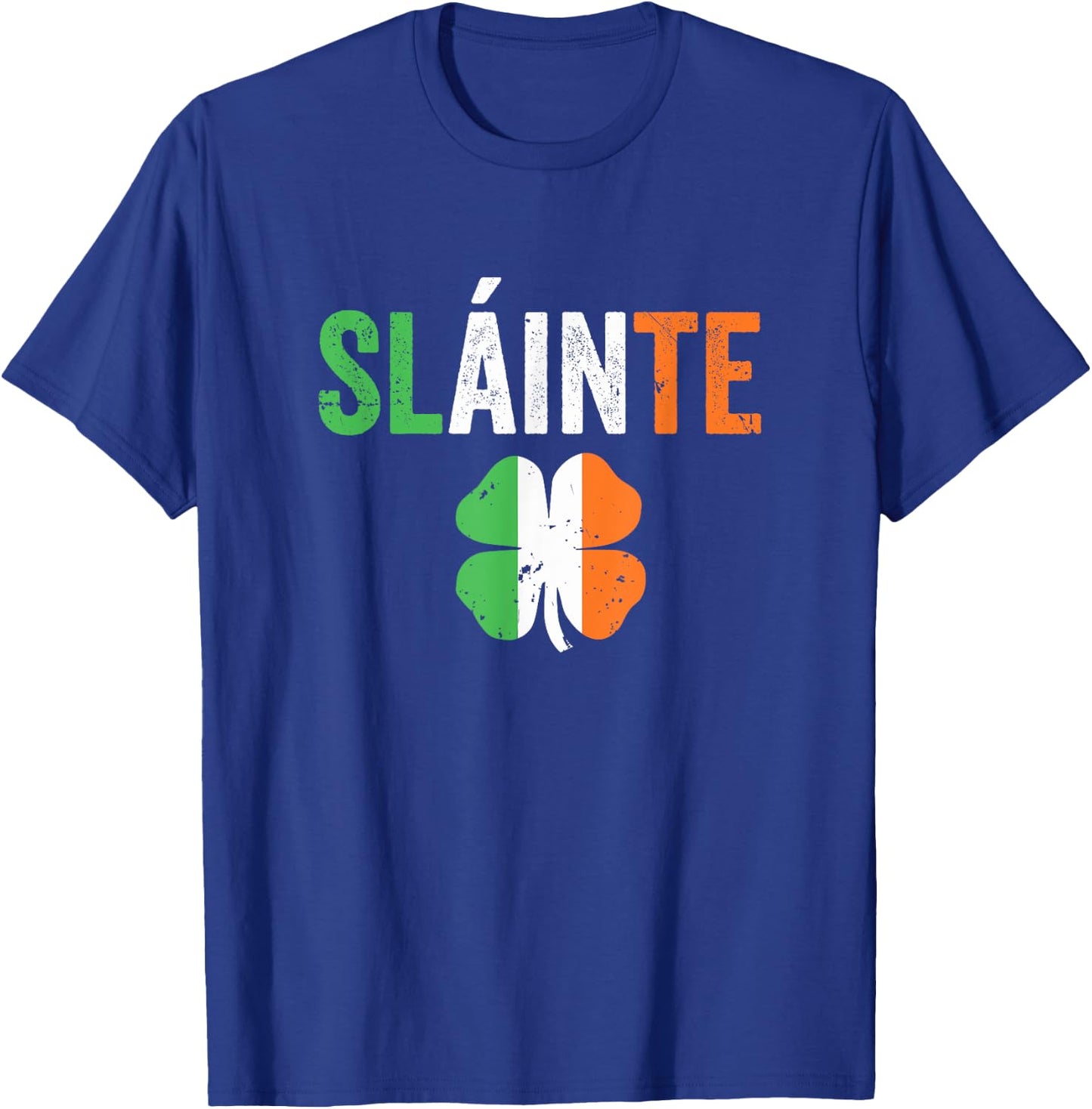 St Paddy's Day Shirt Women Men Irish Toast Slainte T-Shirt - T-Shirt | Royal