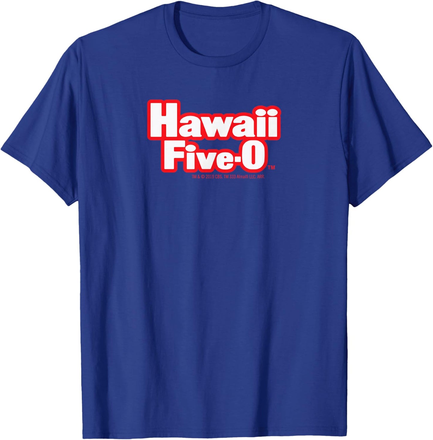 Hawaii Five-0 Retro Logo T-Shirt - T-Shirt | Royal