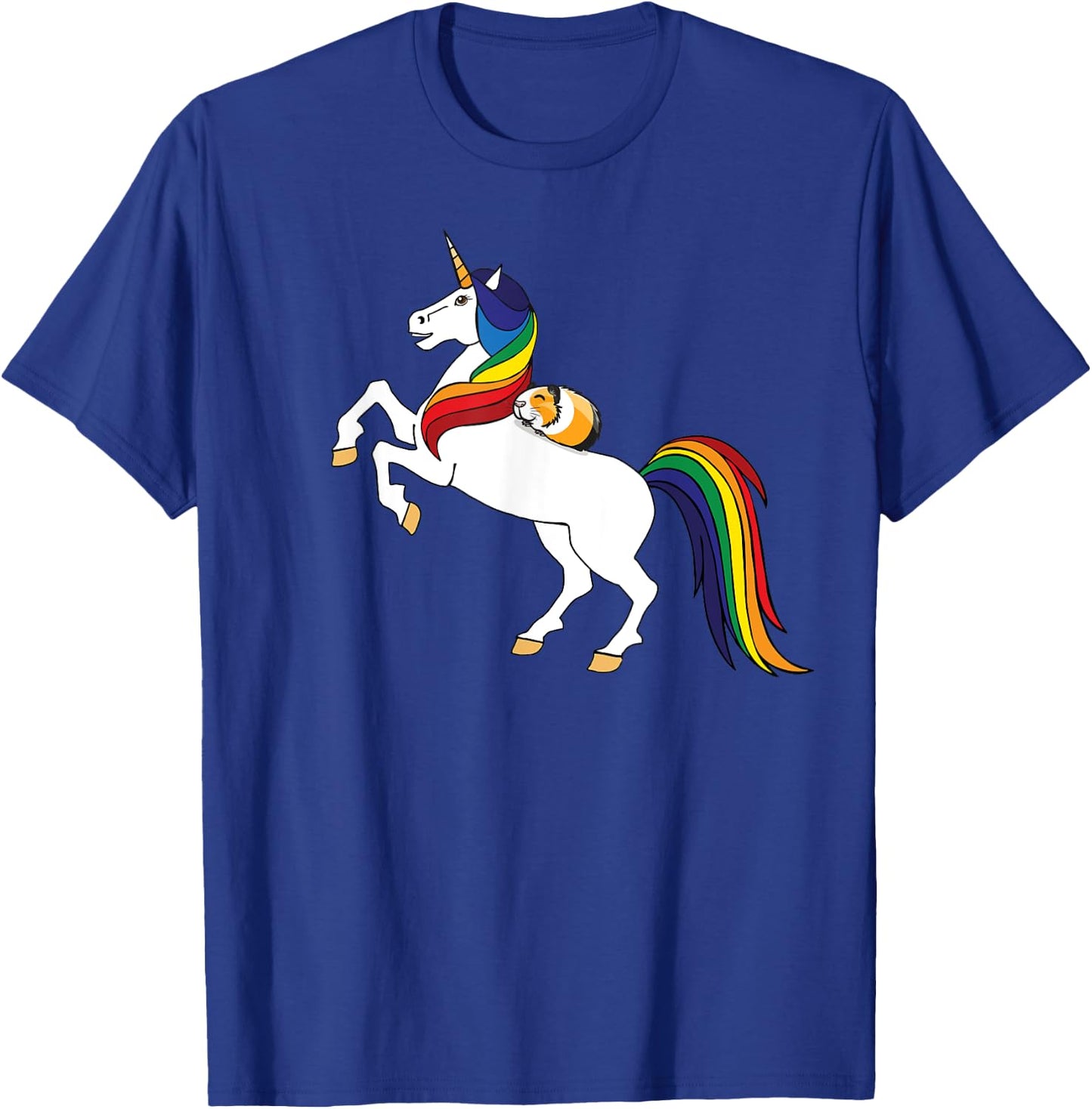 Kids Girls Cute Wheek Merch Unicorn Guinea Pig Lover T-Shirt - T-Shirt | Royal
