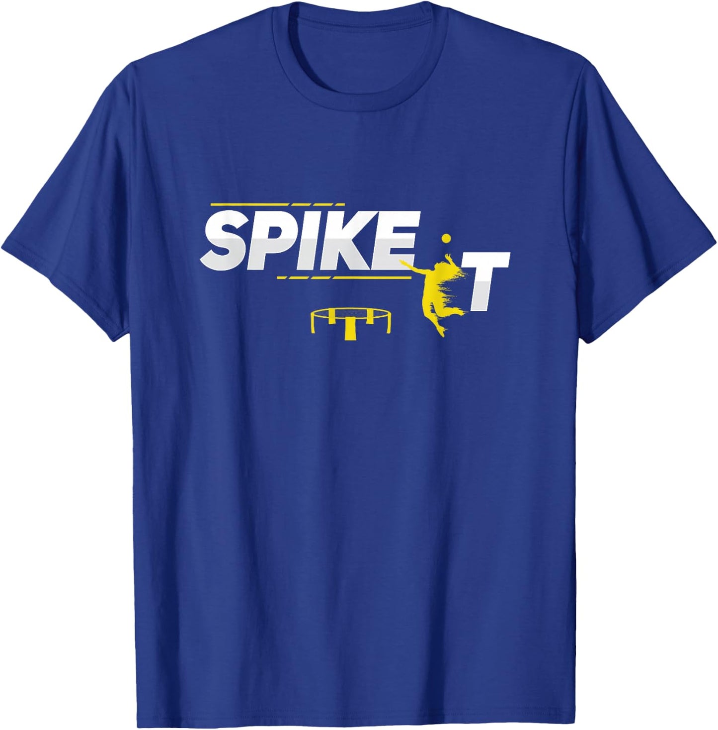 Spike It Round Net T-Shirt - T-Shirt | Royal