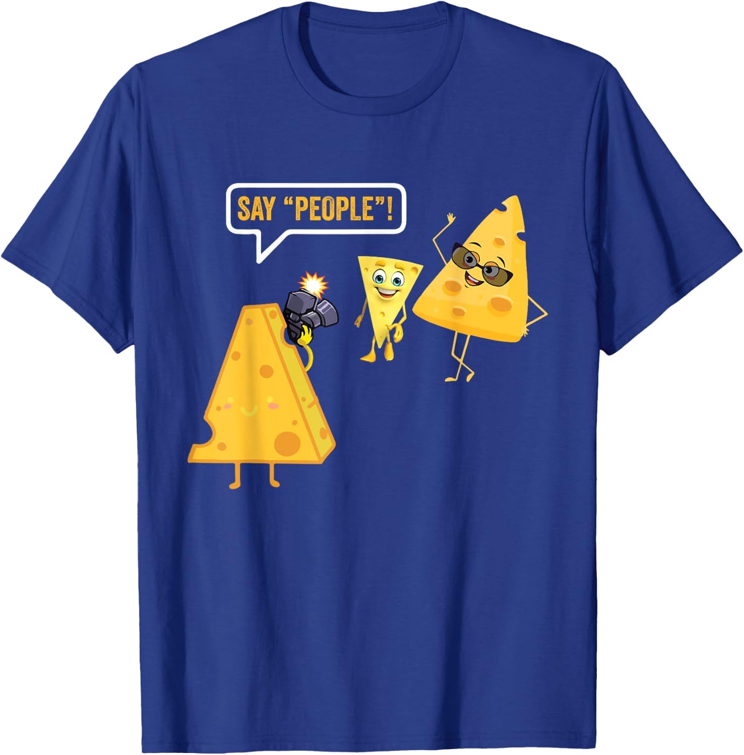 Photography Vests Funny Cheese Photographer Snap T-Shirt - T-Shirt | Royal