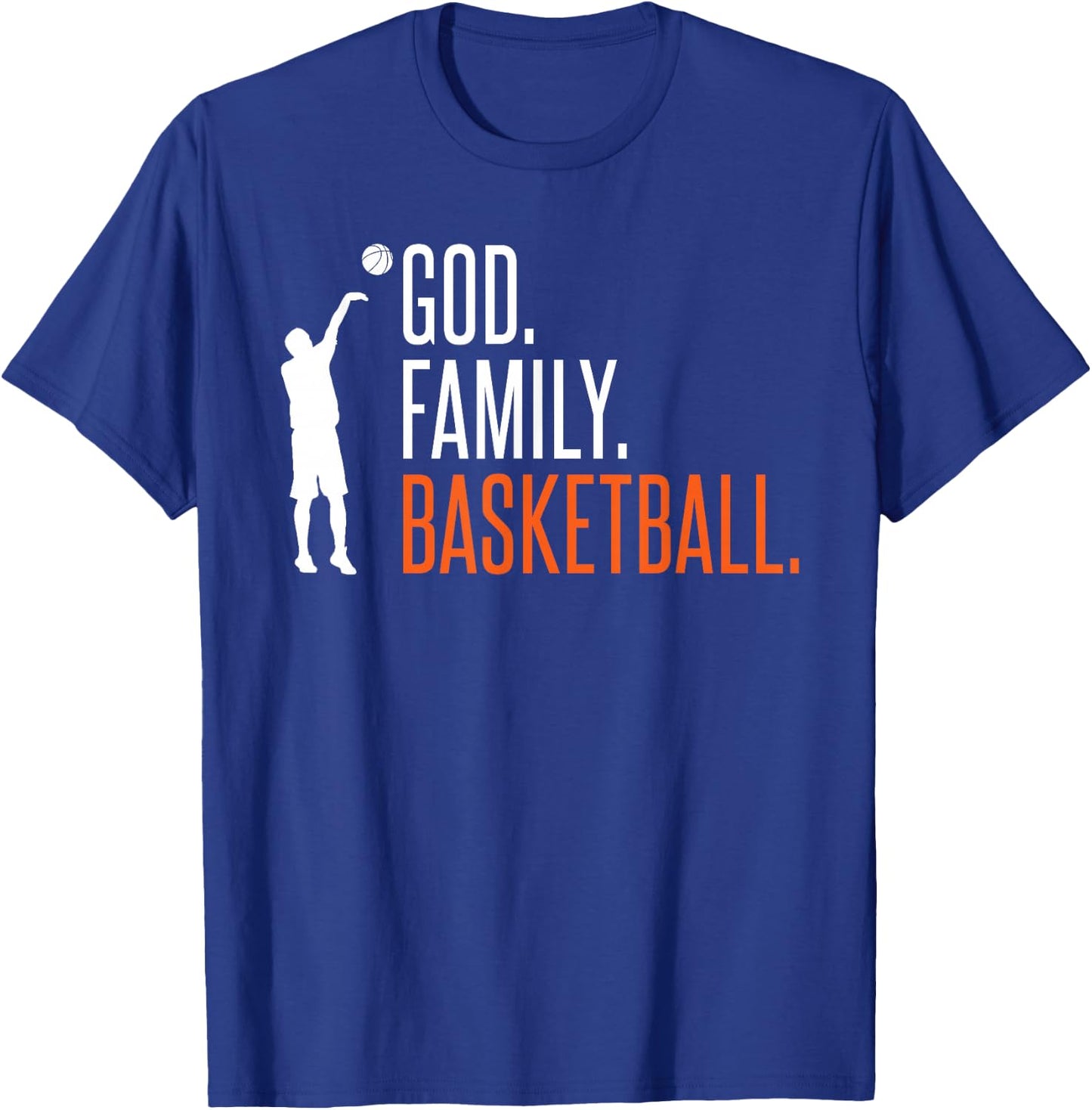 God Family Basketball T-Shirt - T-Shirt | Royal