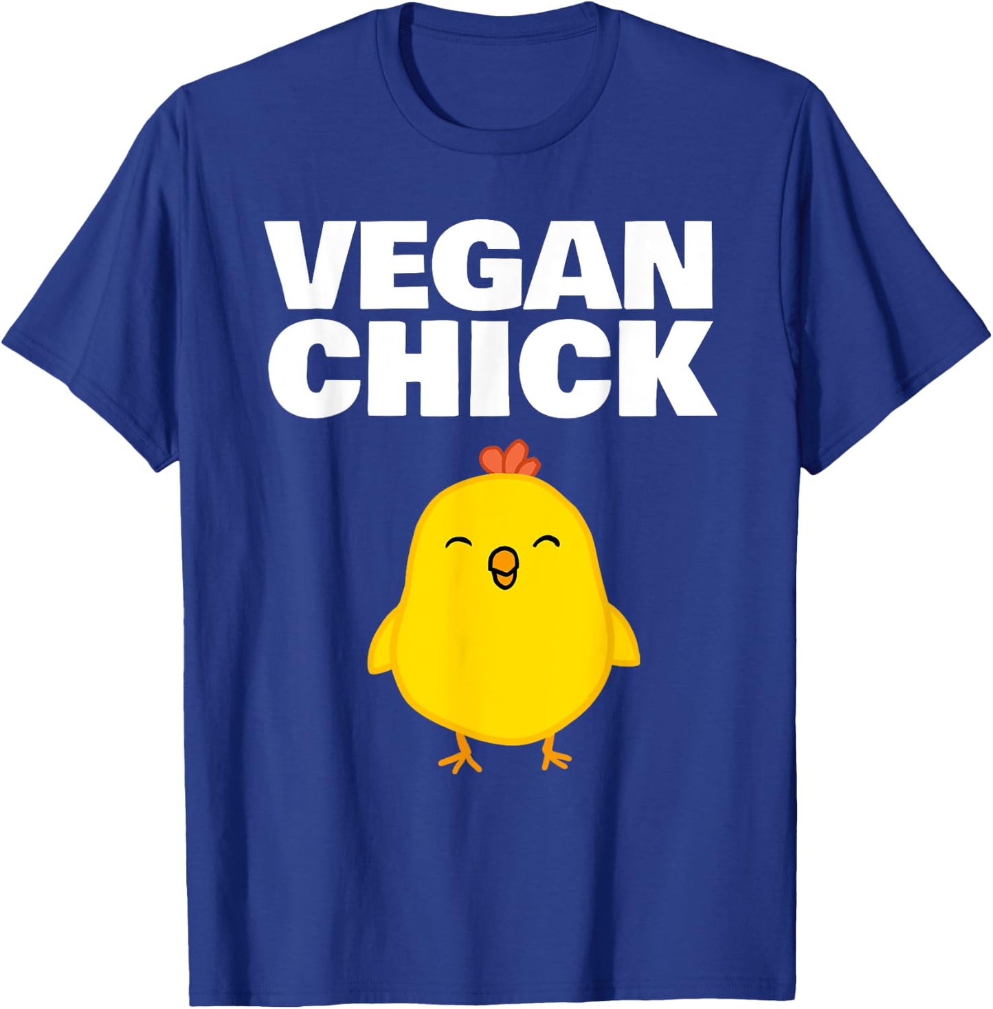 Vegan Chick funny Vegan Chick T-Shirt - T-Shirt | Royal