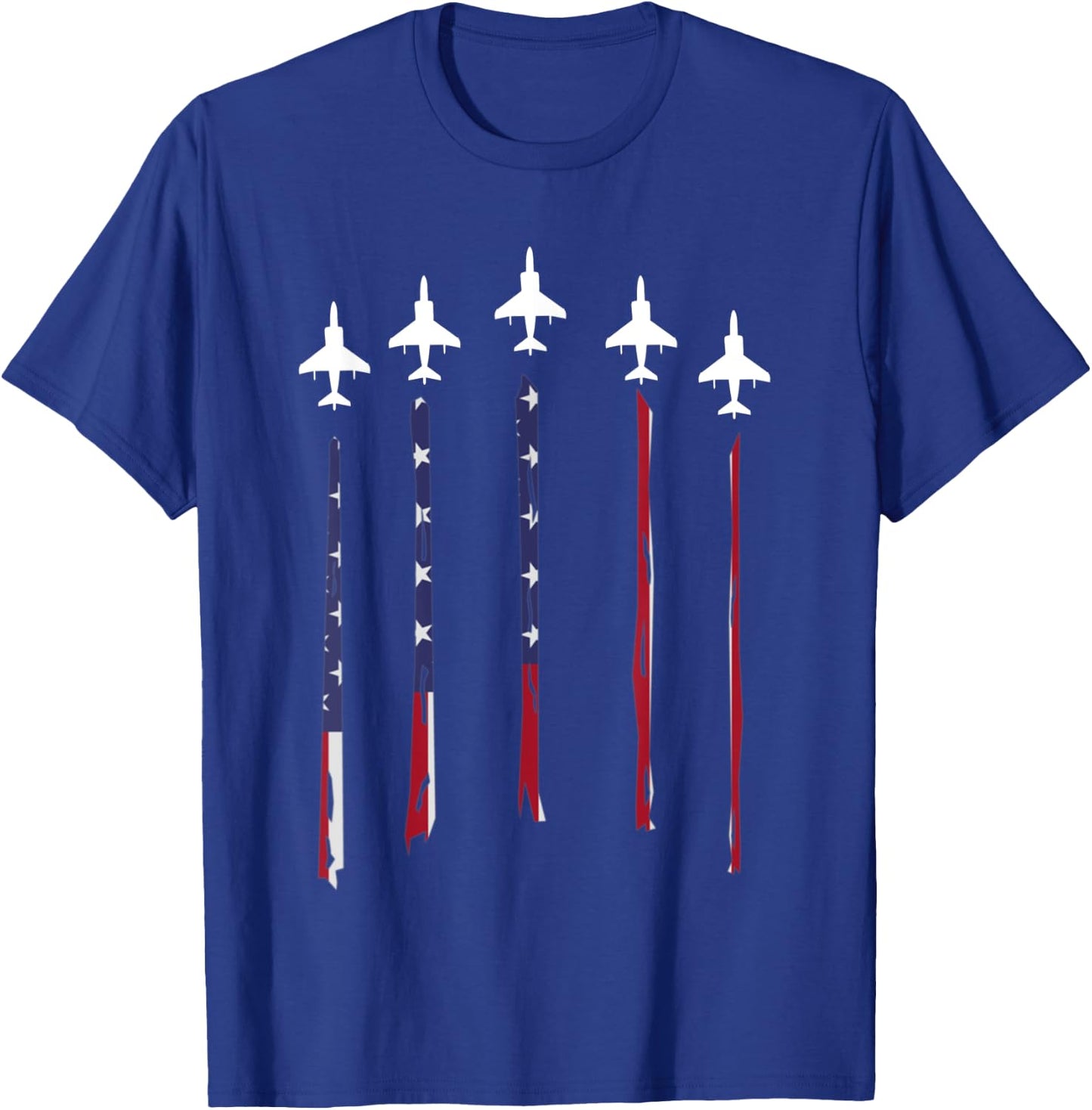 AV-8B Harrier Flag T-Shirt - T-Shirt | Royal