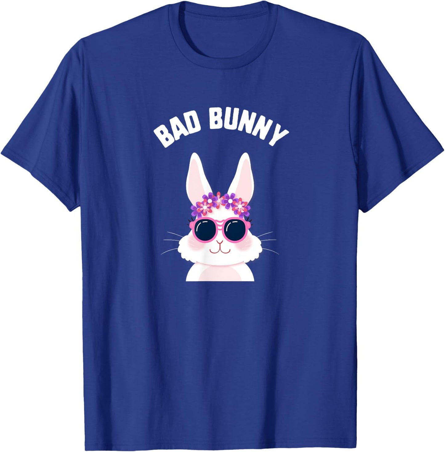 Easter Bad Bunny Sunglasses Kids Candy Spring Bunny Gift T-Shirt - T-Shirt | Royal