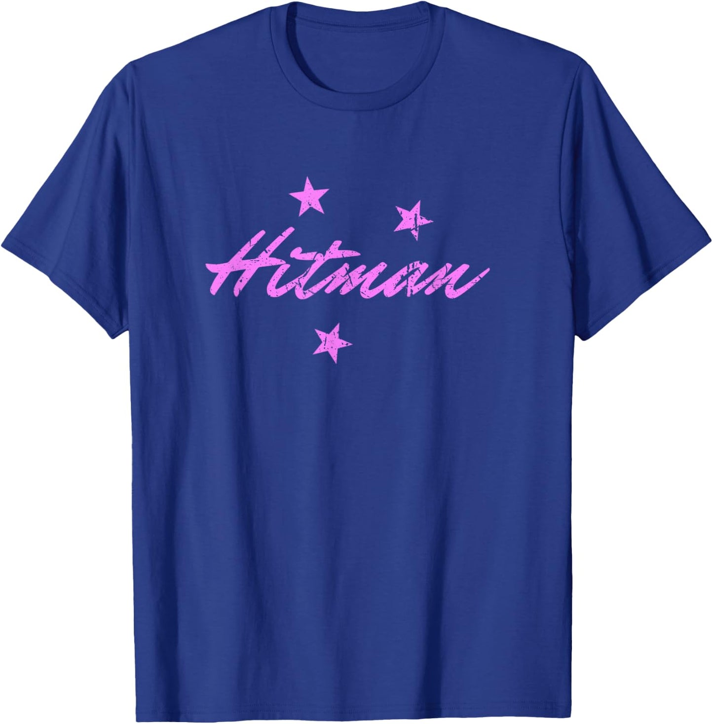 Hitman 90's Wrestling Fanatic Nostalgia Hart Vintage Graphic T-Shirt - T-Shirt | Royal