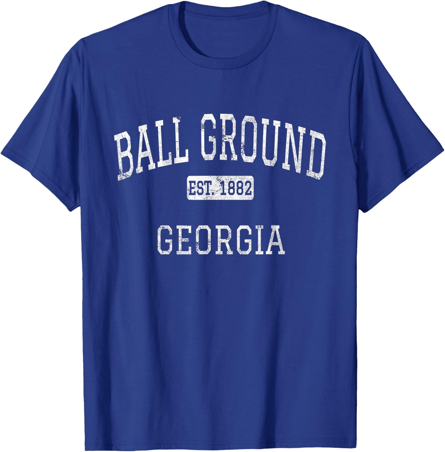 Ball Ground Georgia GA Vintage T-Shirt - T-Shirt | Royal