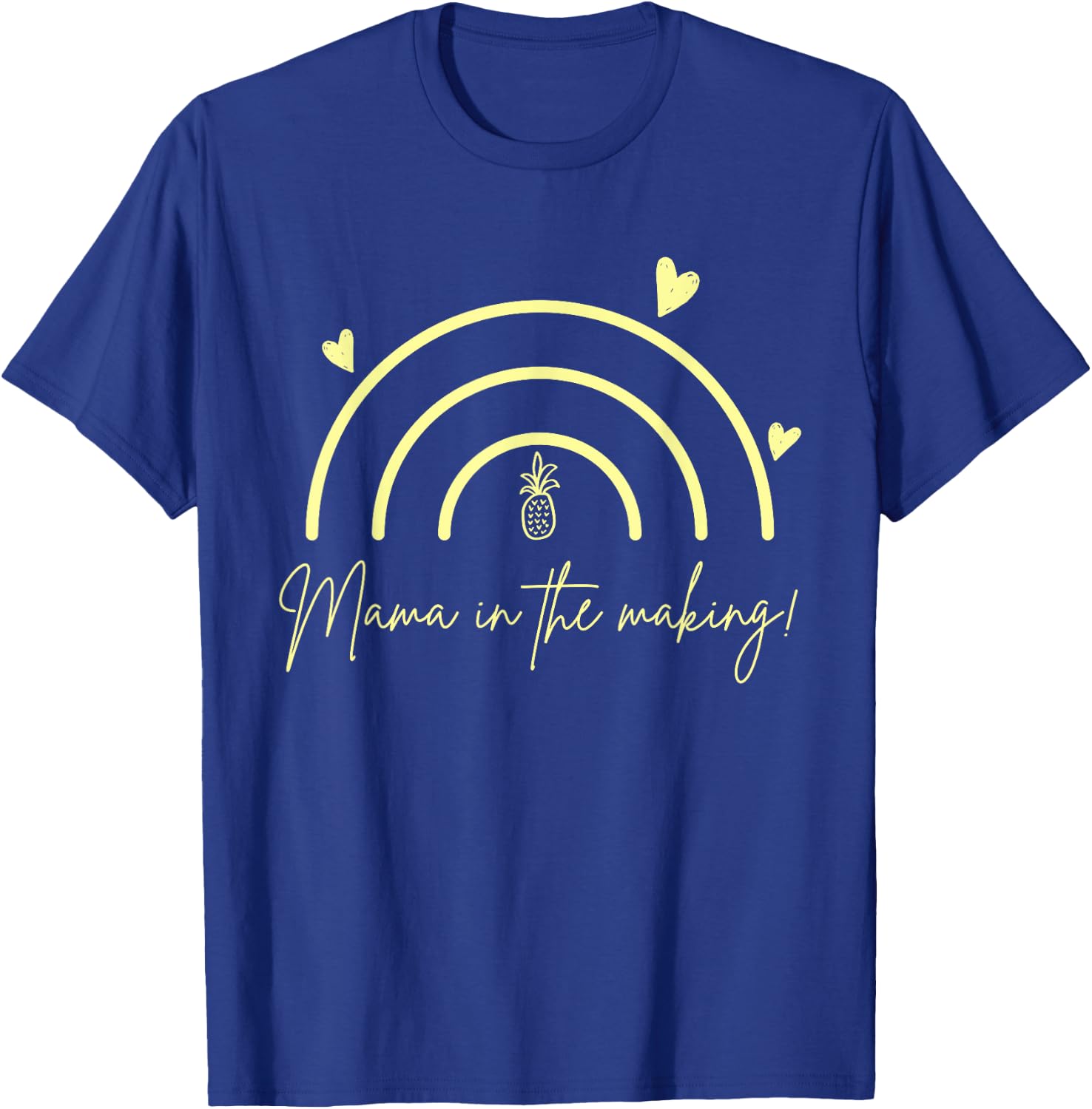 Mama In the Making Infertility IVF Pineapple Rainbow T-Shirt - T-Shirt | Royal
