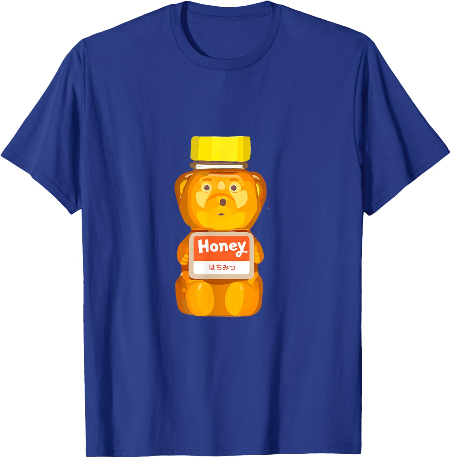 Honey Bear Honey Bottle Teddy Bear Jar Japan T-Shirt - T-Shirt | Royal