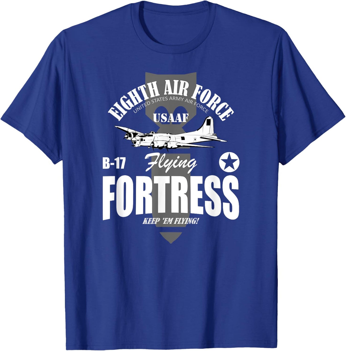 B-17 Flying Fortress T-Shirt - T-Shirt | Royal