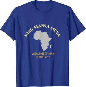 Mansa Musa King of Mali Graphic Novelty T-Shirt - T-Shirt | Royal