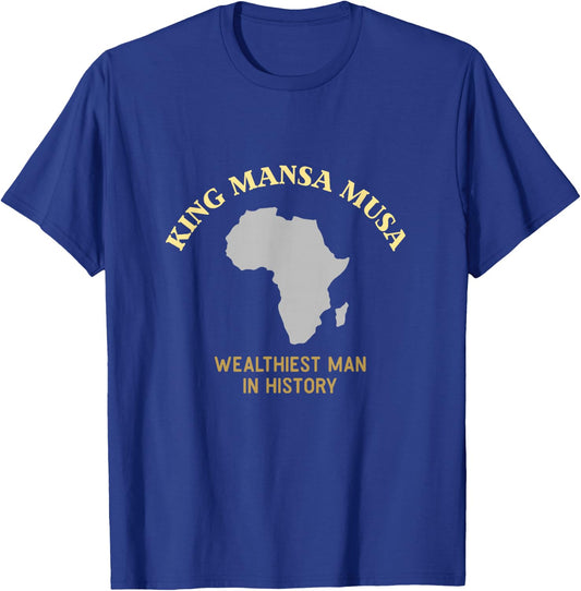 Mansa Musa King of Mali Graphic Novelty T-Shirt - T-Shirt | Royal