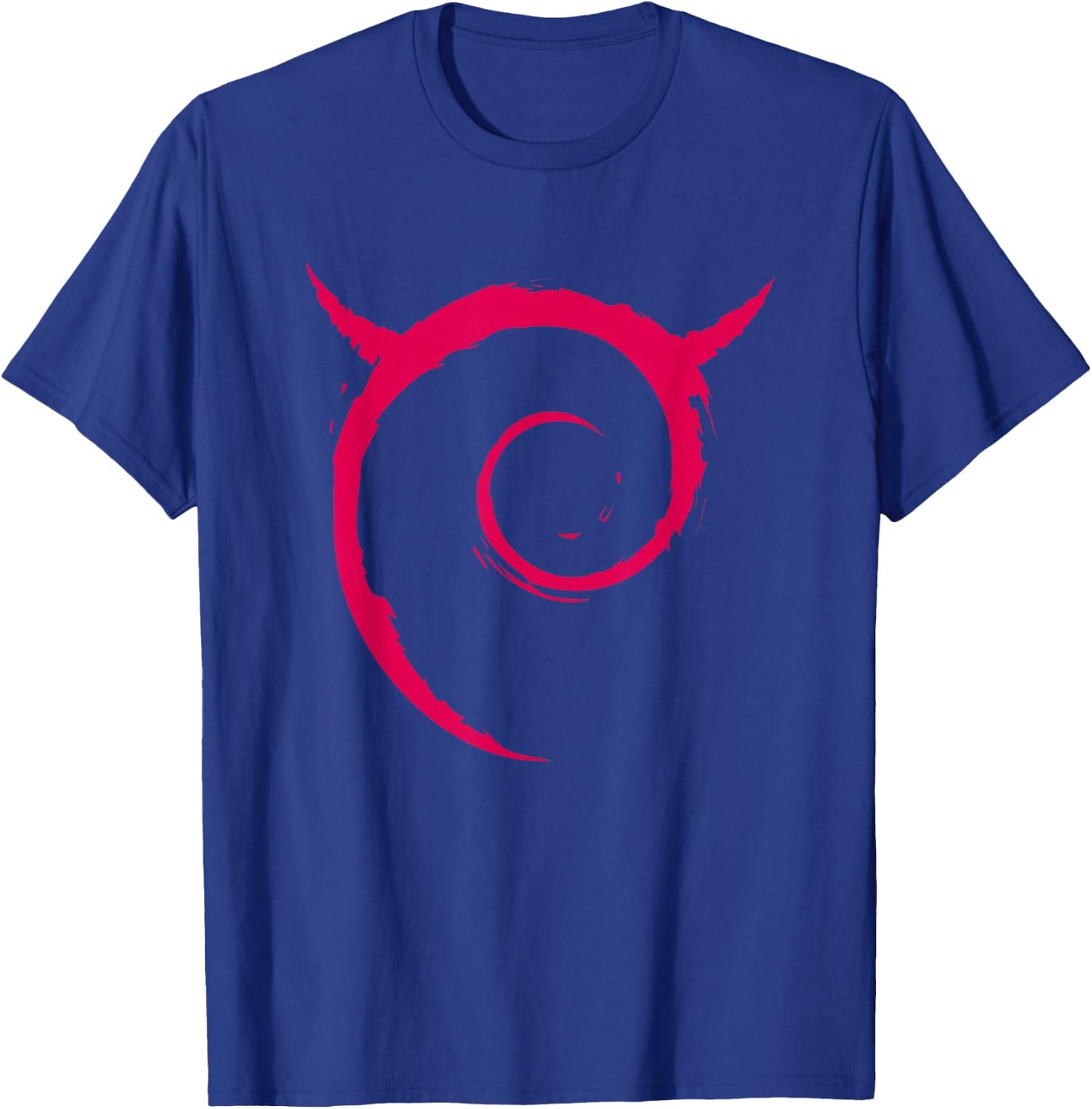 Linux lover Funny Debian Spiral Logo OpenSource Os T-Shirt - T-Shirt | Royal