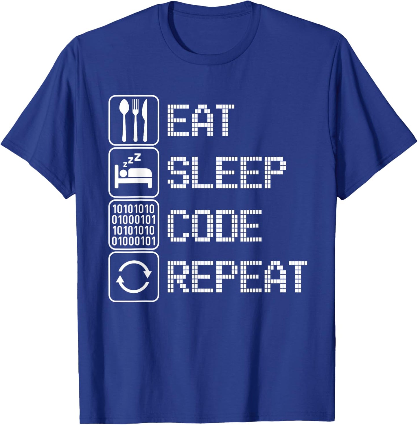 Code Funny Software Dev T-Shirt - T-Shirt | Royal