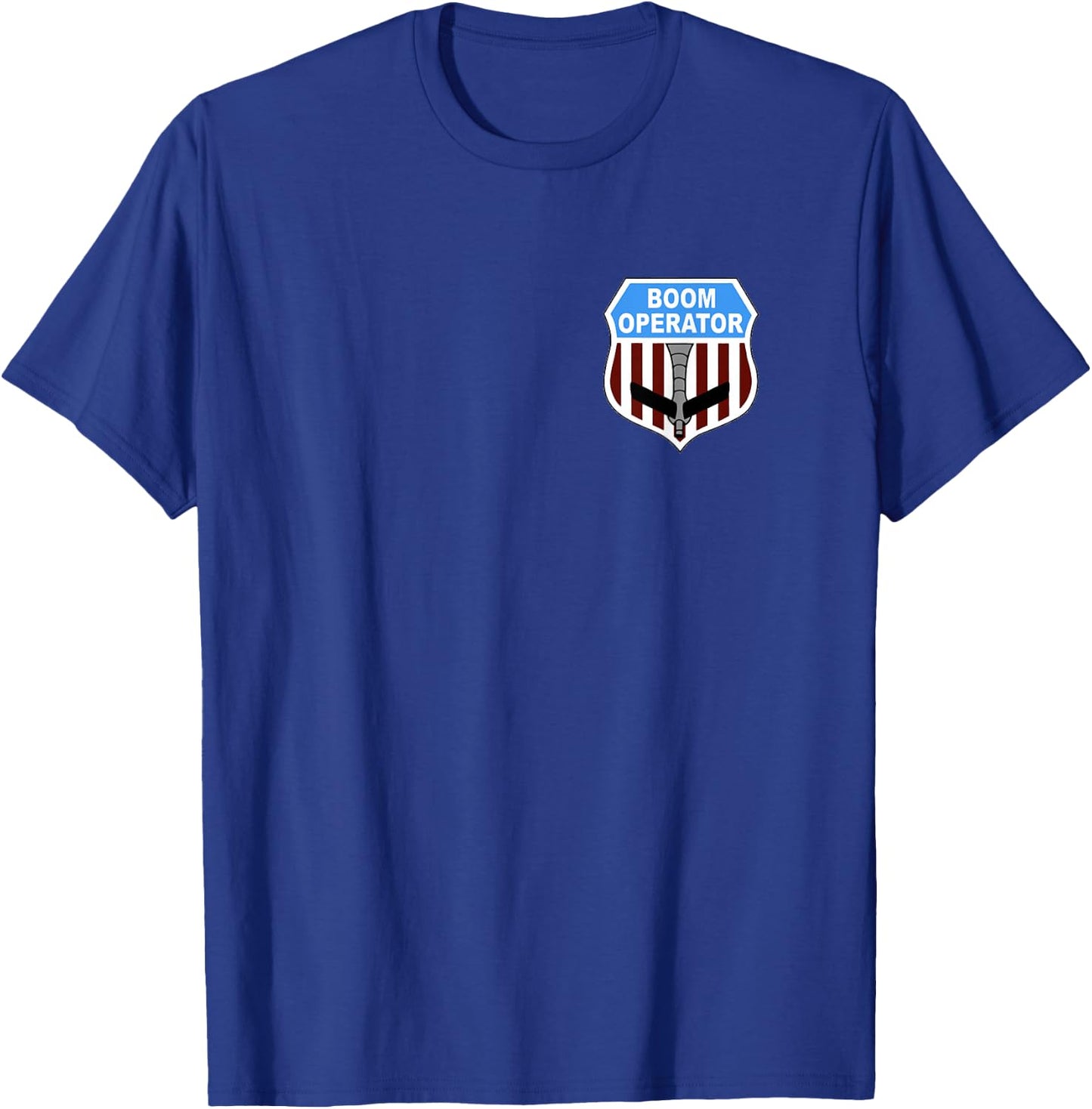 KC135 Stratotanker Boom Operator Tanker Shield US Air Force T-Shirt - T-Shirt | Royal