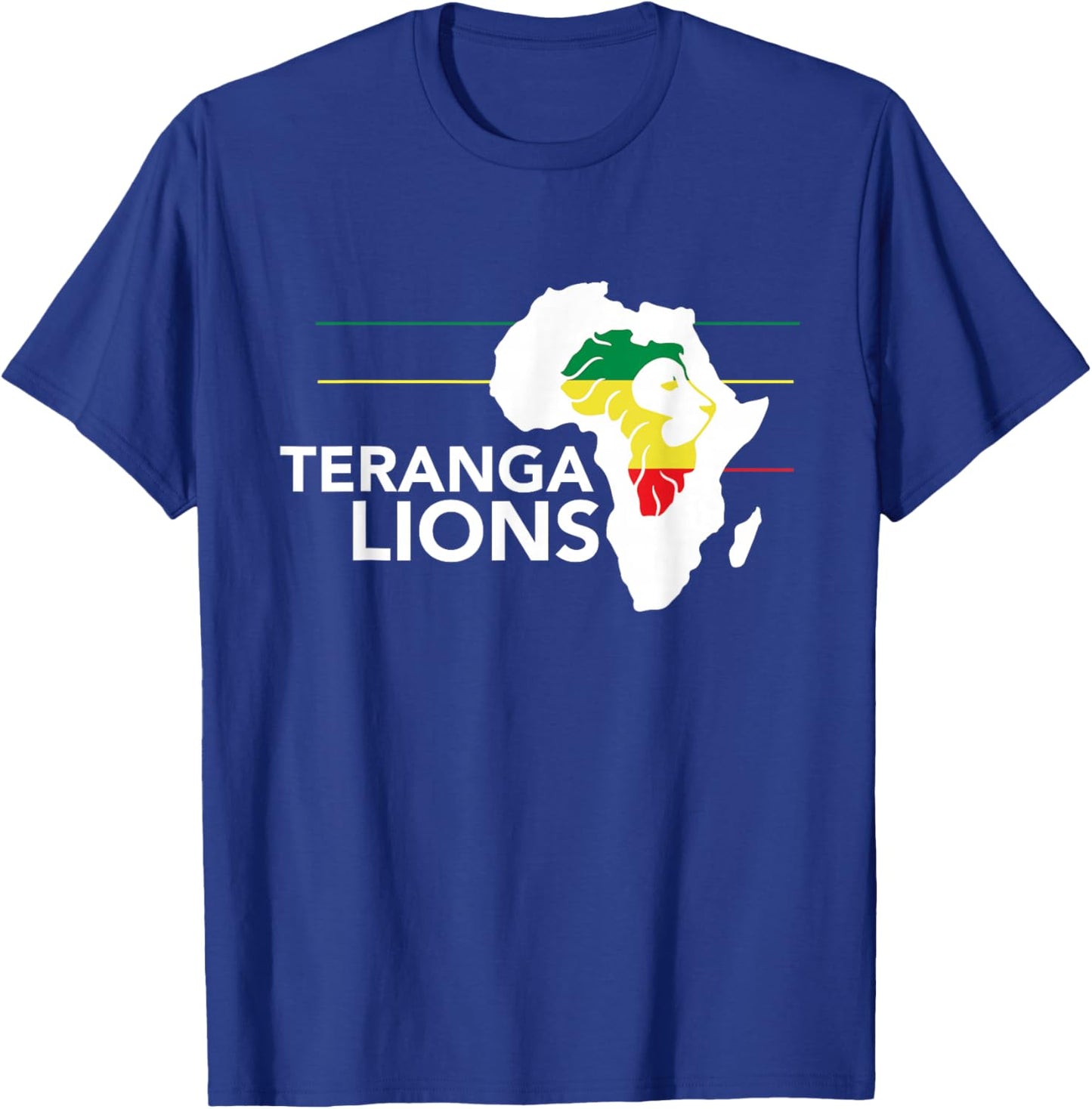 Teranga Lions Senegal Soccer Football Gift T-Shirt - T-Shirt | Royal