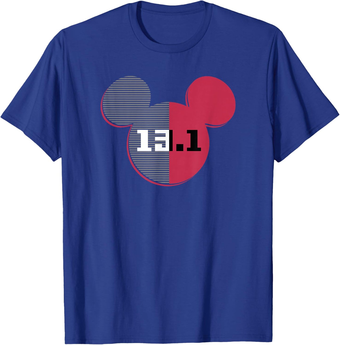 Disney Mickey Mouse Ears Half Marathon 13.1 Runner T-Shirt - T-Shirt | Royal
