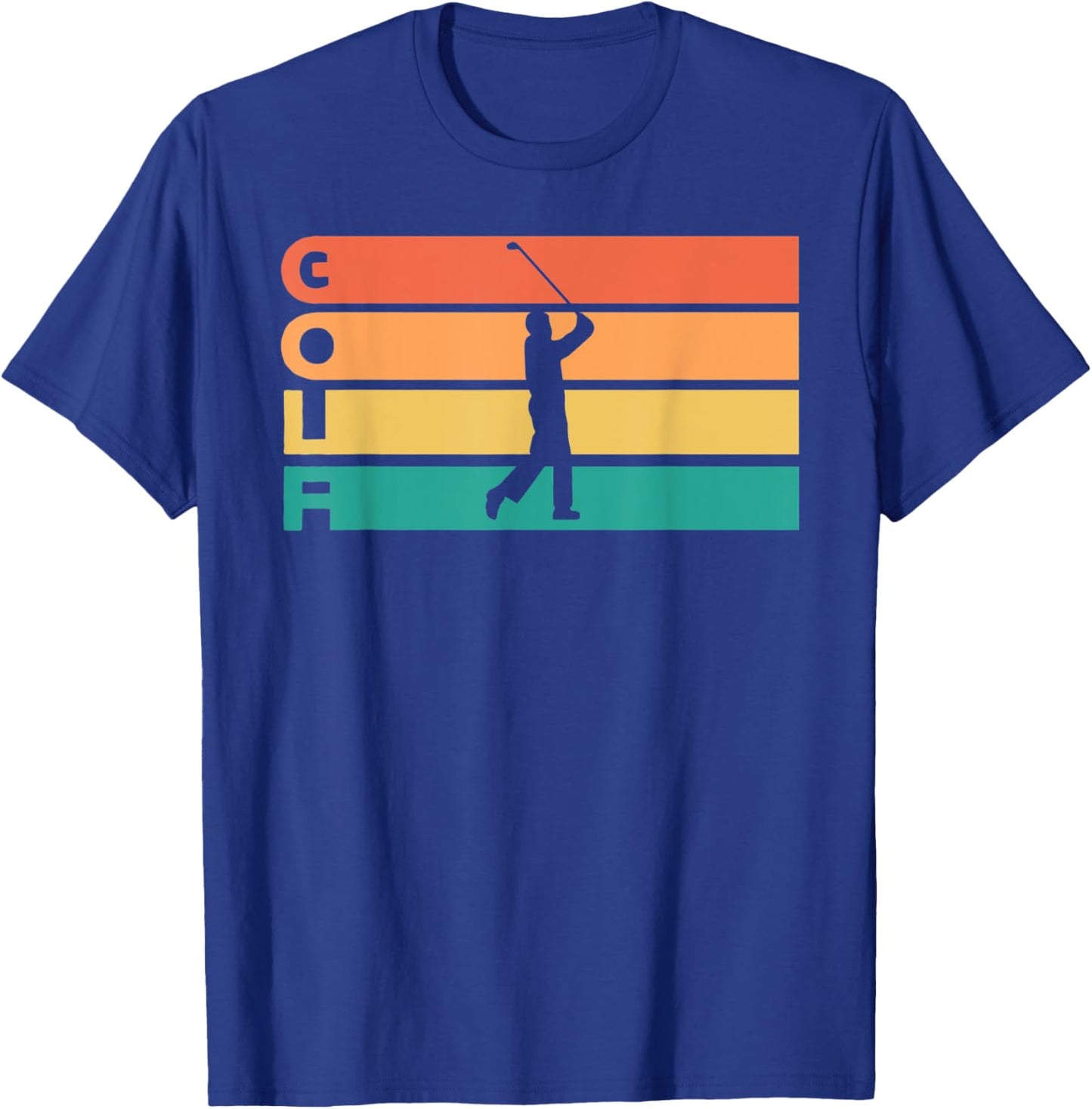 Retro Vintage Golfing Gift Golfers T-Shirt - T-Shirt | Royal