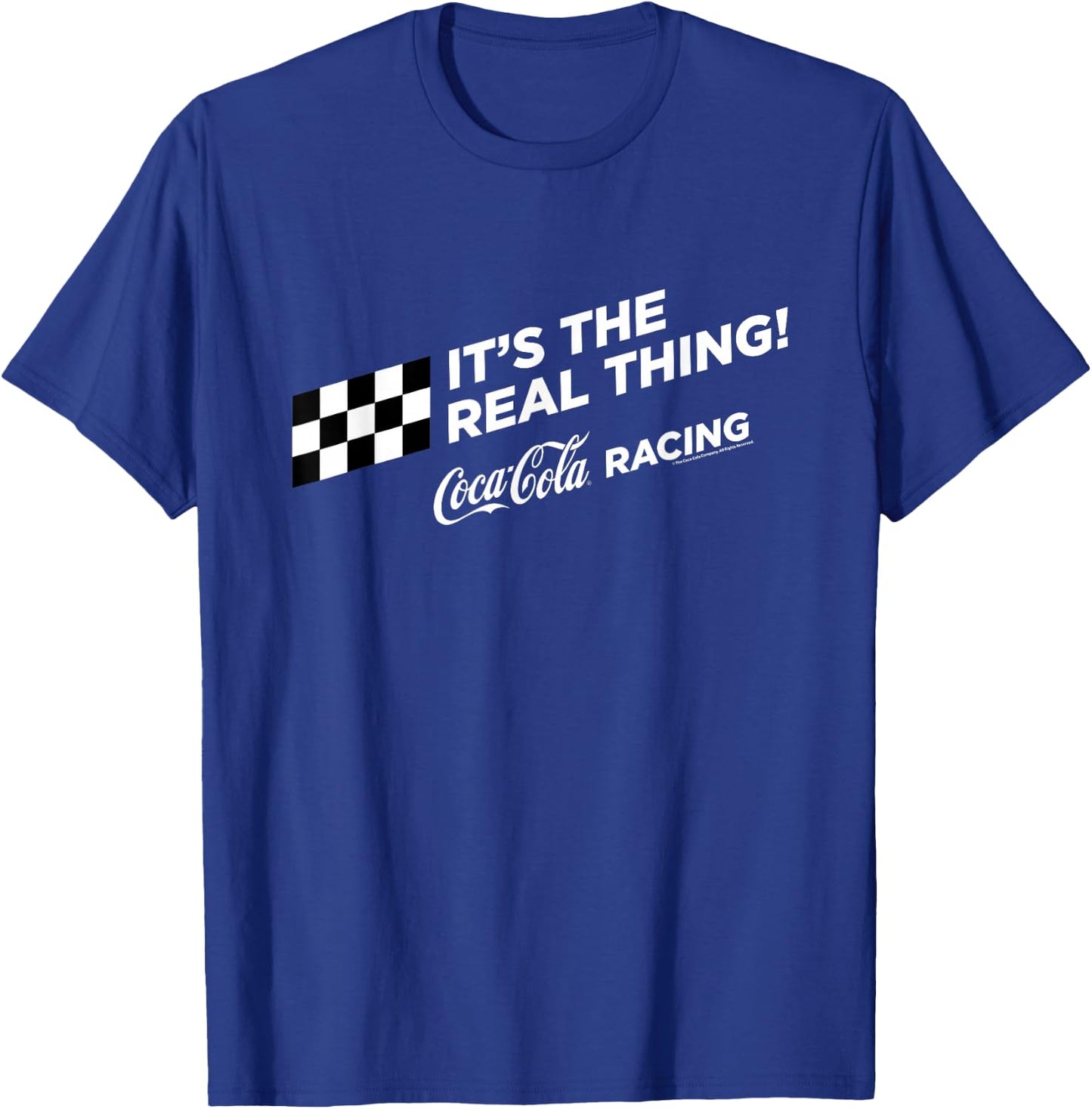 Coca-Cola Racing It's The Real Thing T-Shirt - T-Shirt | Royal