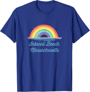 Inkwell Beach Massachusetts Souvenir Graphic Women Kids T-Shirt - T-Shirt | Royal