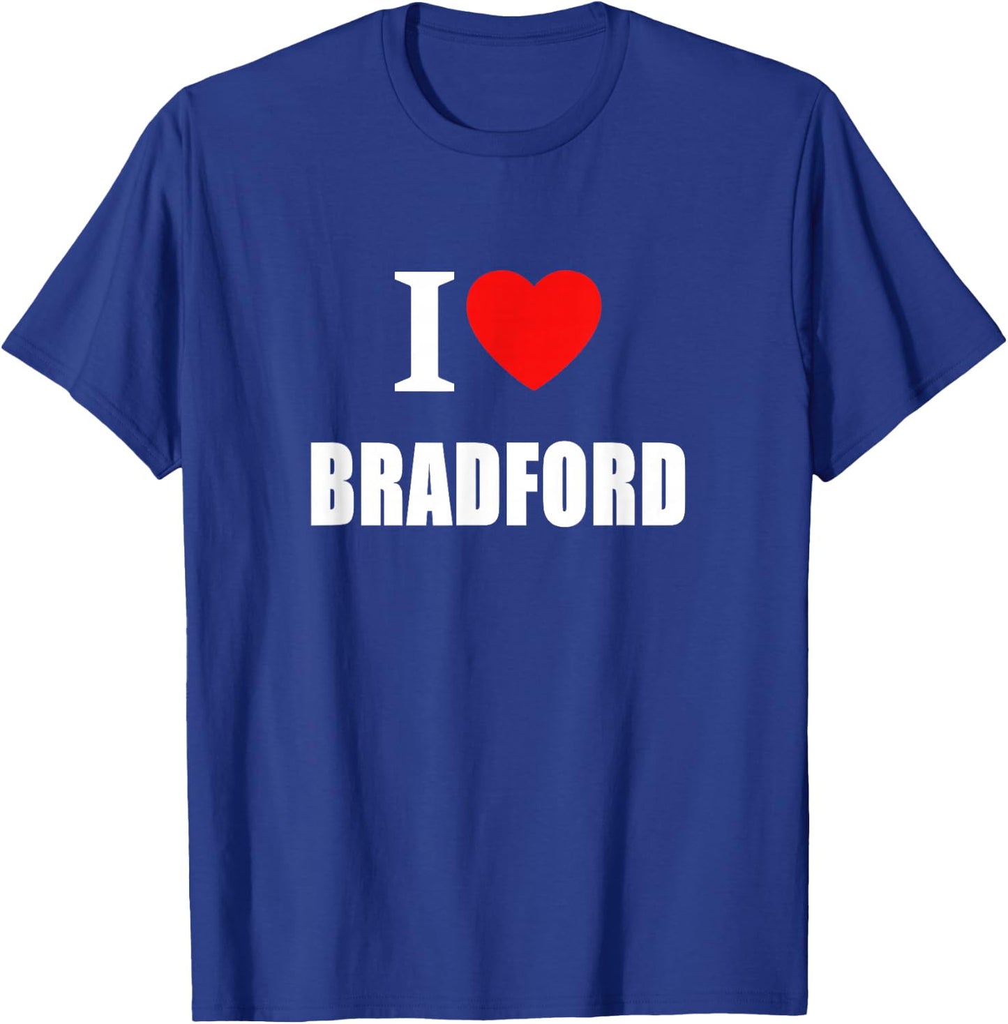 I Love Bradford Souvenir Memory T-Shirt - T-Shirt | Royal