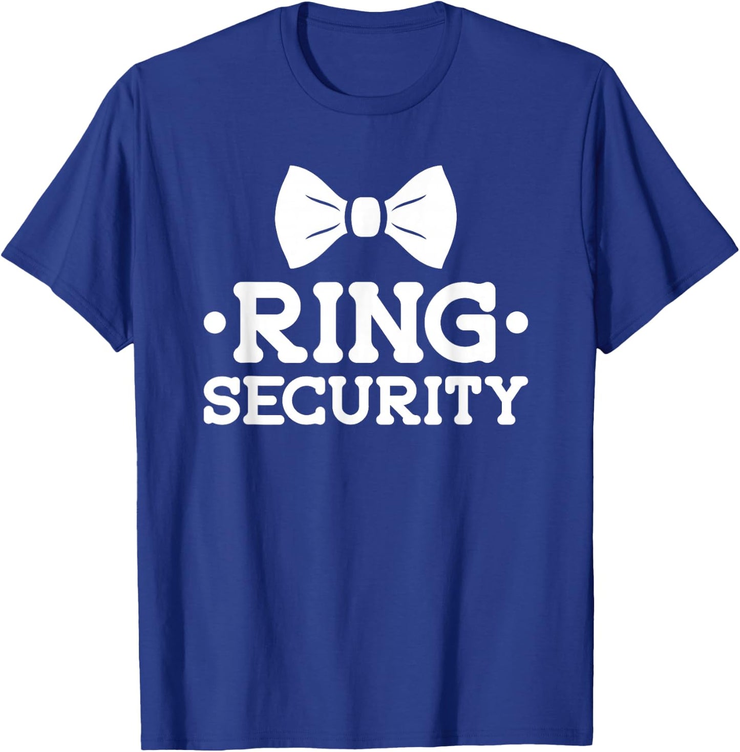 Ring Security Marriage Kids Toddler Wedding Ring Bearer T-Shirt - T-Shirt | Royal