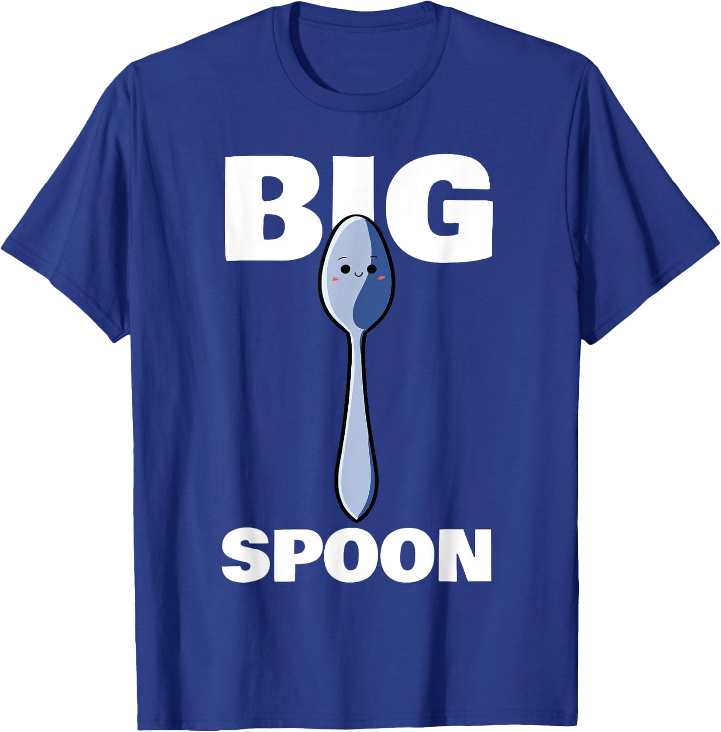 Big Spoon Little Spoon Matching Wedding Anniversary Family T-Shirt - T-Shirt | Royal