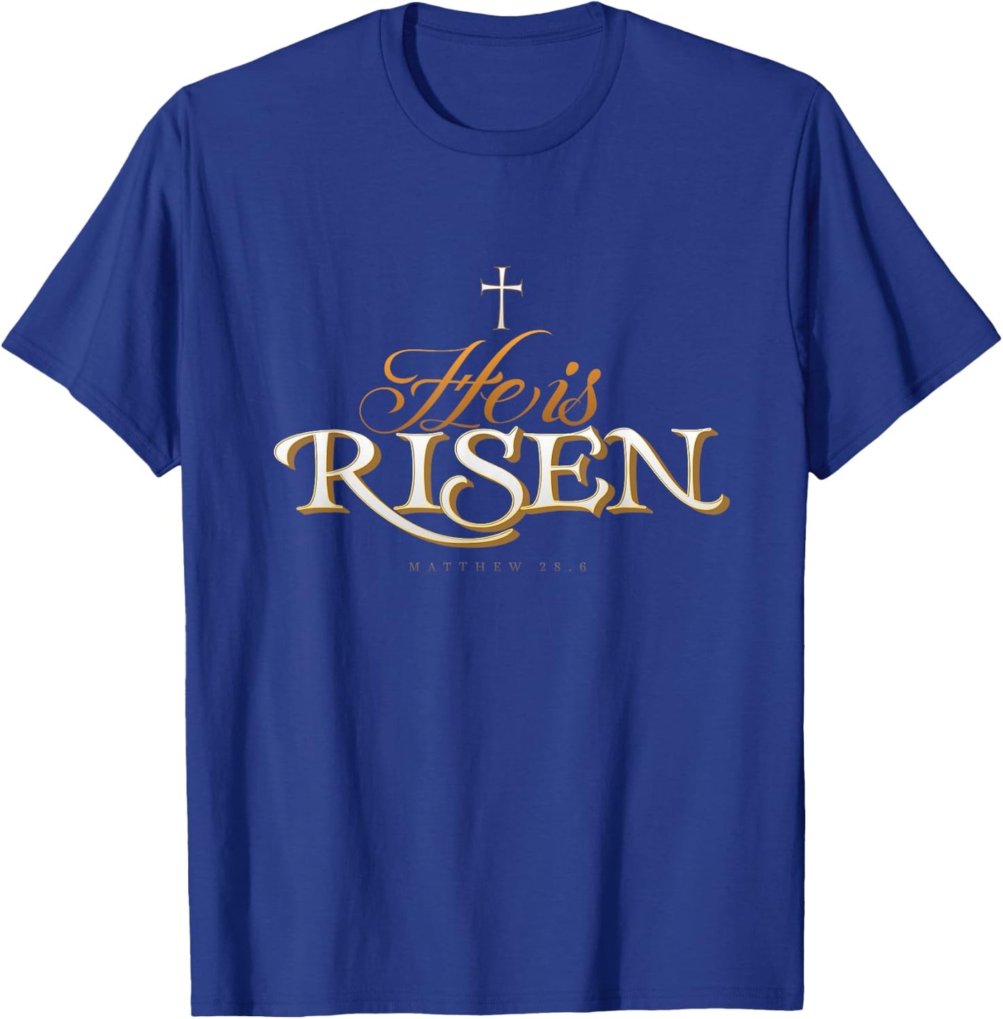 He Is Risen | Easter Jesus T-Shirt - T-Shirt | Royal