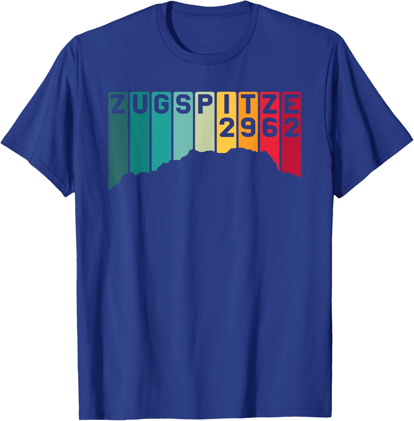 Zugspitze Garmisch Bayern Germany Mountain Hiking Souvenir T-Shirt - T-Shirt | Royal
