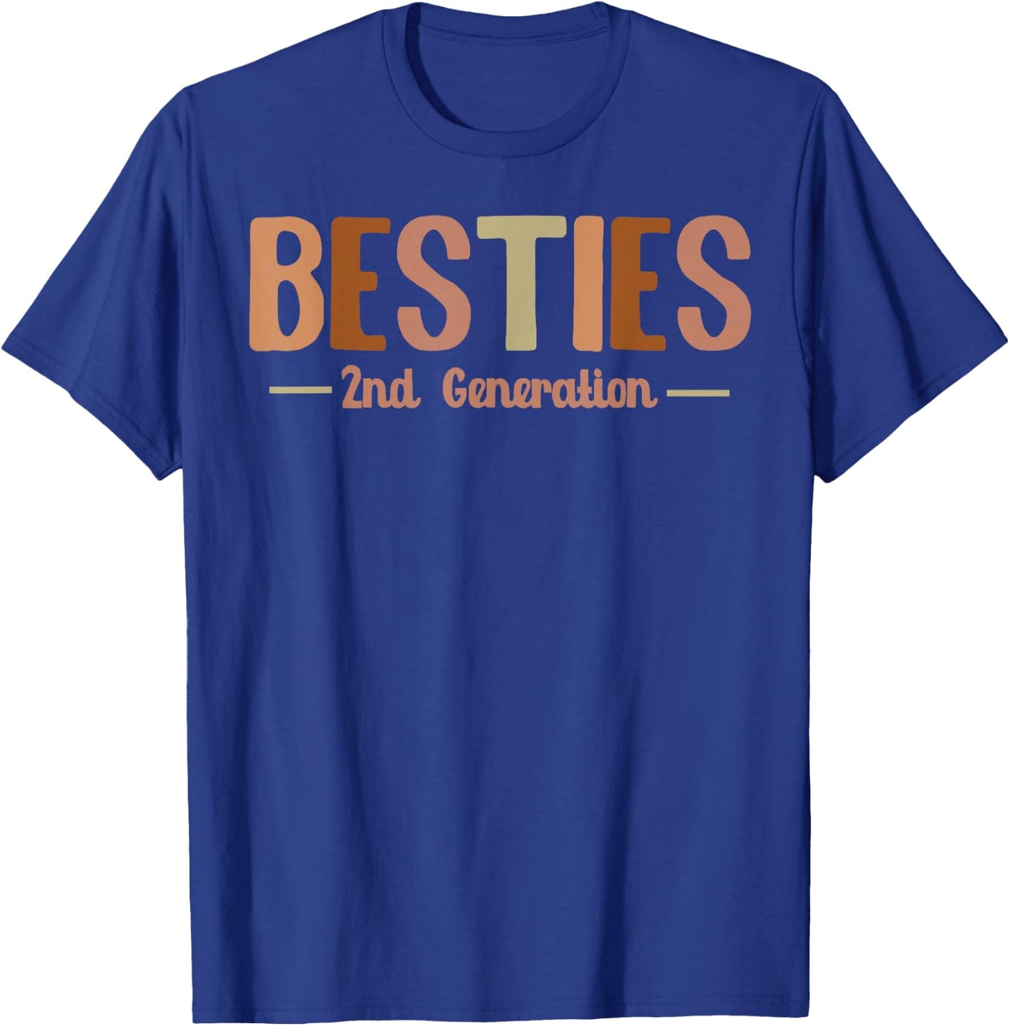 Second Generation Besties Toddler Kids 2nd Generation Best Friend T-Shirt - T-Shirt | Royal