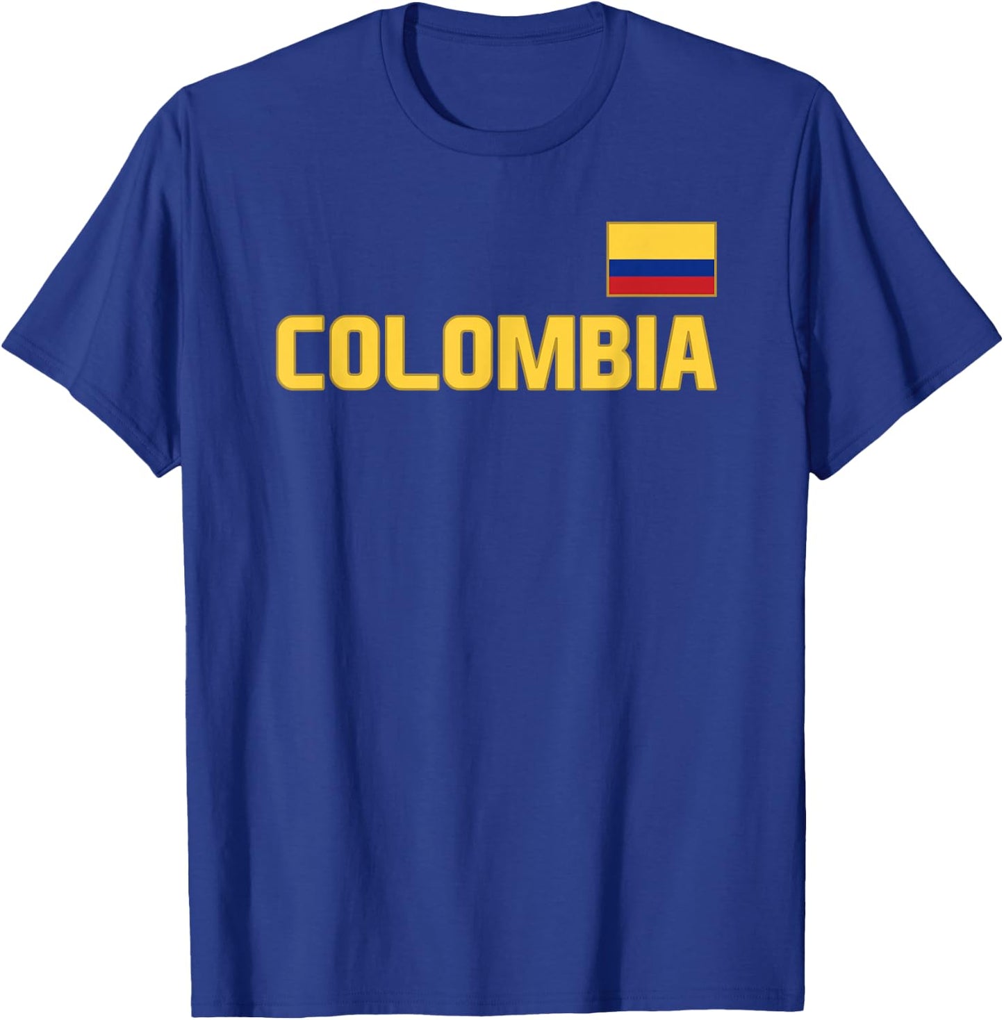 Colombia Flag Colombian Pride International Country T-Shirt - T-Shirt | Royal